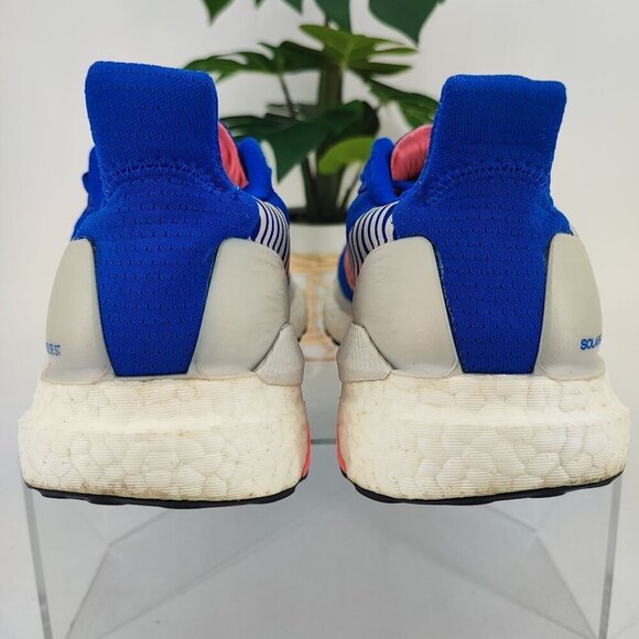 Adidas Women's Solar Glide Blue Mesh Running Sneakers EE4305 Size 7 - Picture 3 of 8